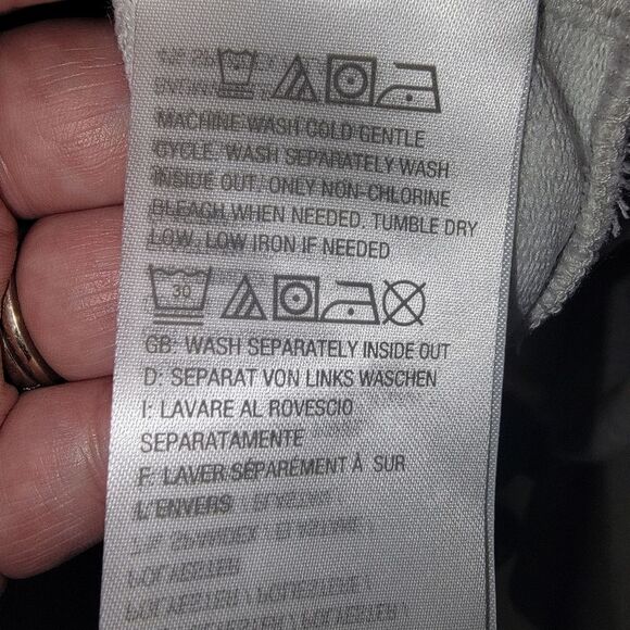 H by Halston crop moto gray jacket size 12 - Picture 8 of 9